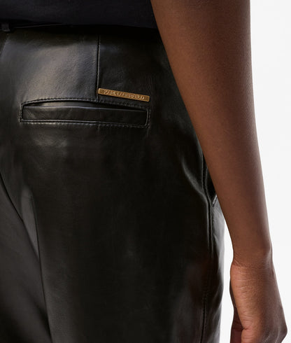 Karl Lagerfeld Leather Pants Black