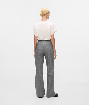 KarlLagerfeld Ksignature Sequin Round Crossbody Bag Herringbone Sequins