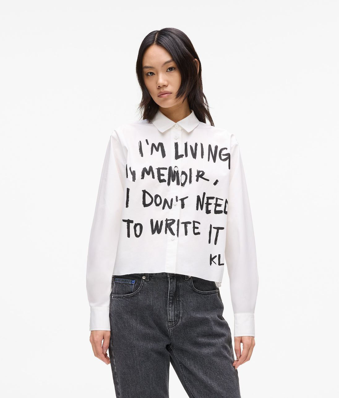 KarlLagerfeld Logo Nylon Sling Bag Black