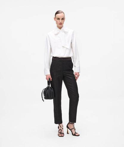 Karl Lagerfeld Karl Dna Bow Detail Shirt White