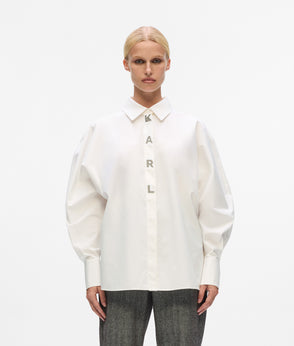 KarlLagerfeld Krocky Marais Hobo Bag Black-Nickel