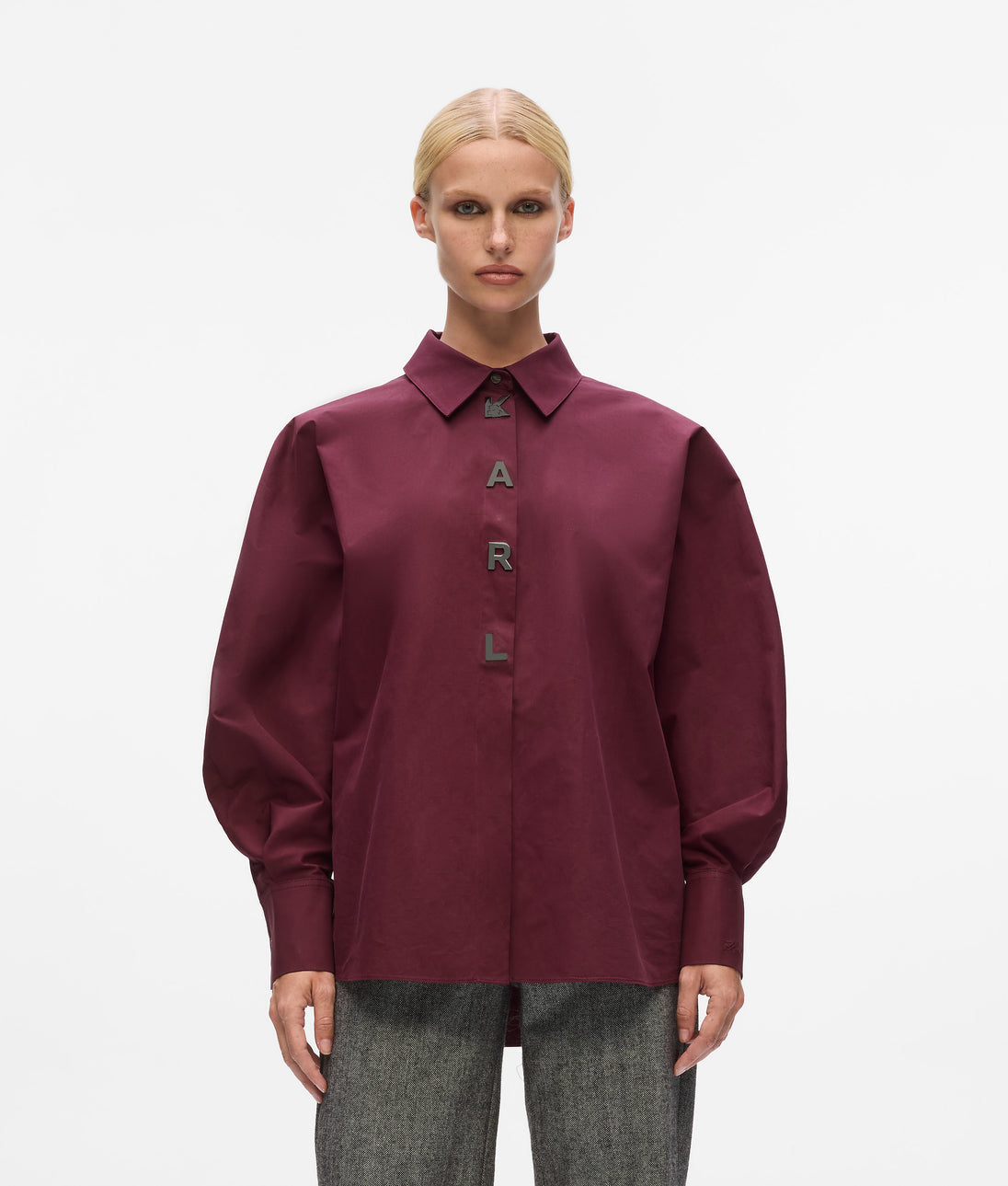 KarlLagerfeld Kweave Camera Bag Windsor Wine