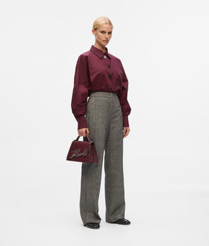 KarlLagerfeld Kweave Camera Bag Windsor Wine