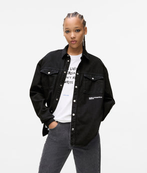 KarlLagerfeld Karl Quote Shopper Black