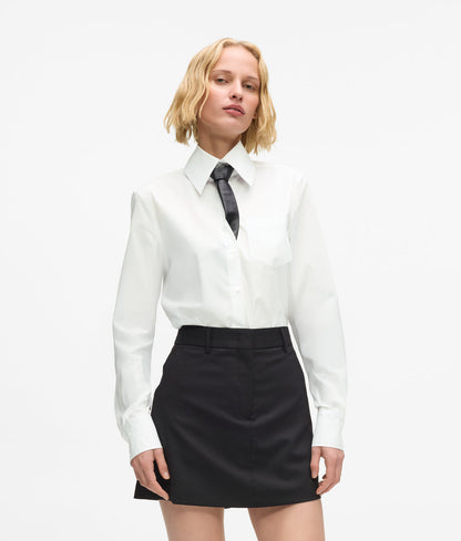 KarlLagerfeld Ikon K Studded Shoulder Bag Black Embellishment