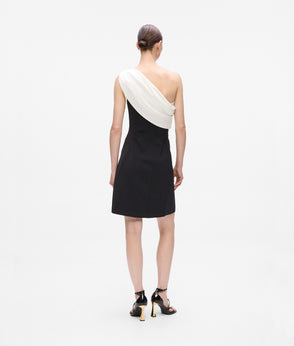 KarlLagerfeld Knova Small Crossbody Bag White/Black