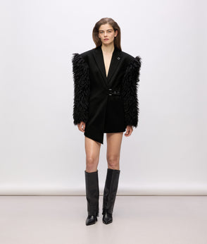 KarlLagerfeld Kstudio Clutch Bag Black-Nickel