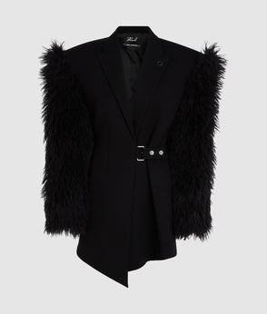 KarlLagerfeld Kstudio Clutch Bag Black-Nickel