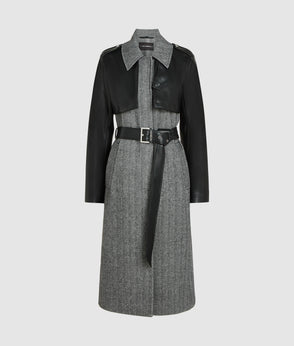 KarlLagerfeld Rue St-Guillaume Mini Shearling Tote Bag Black