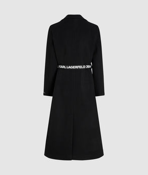 KarlLagerfeld Denim Moon Shoulder Bag Visual Washed Black