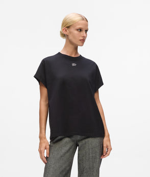 KarlLagerfeld Ksignature Sequin Crossbody Bag Herringbone Sequins