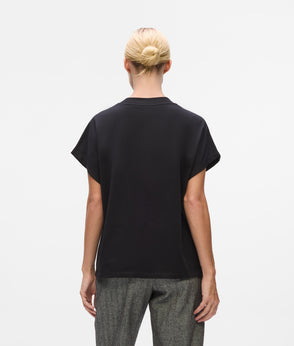 KarlLagerfeld Ksignature Sequin Crossbody Bag Herringbone Sequins