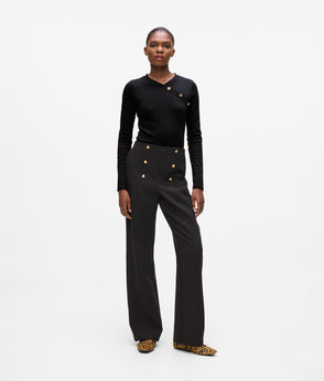 KarlLagerfeld Kcircle Perforated Small Tote Bag Windsor Wine