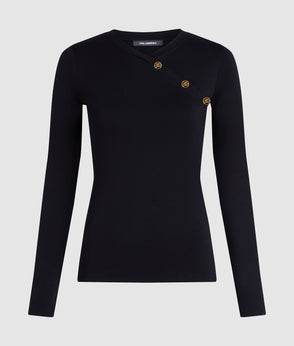 KarlLagerfeld Kcircle Perforated Small Tote Bag Windsor Wine