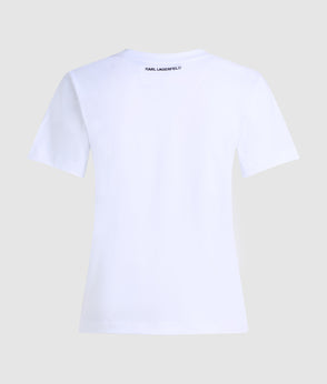 KarlLagerfeld Ikon Pebble Moon Shoulder Bag Black