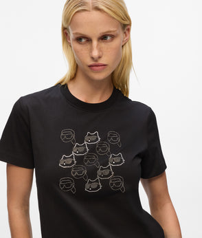 KarlLagerfeld Ikon Nylon Small Tote Bag Black