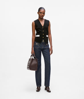 KarlLagerfeld Rue St-Guillaume Medium Tote Bag Tobacco