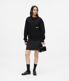 KarlLagerfeld Logo Shiny Camera Bag Black