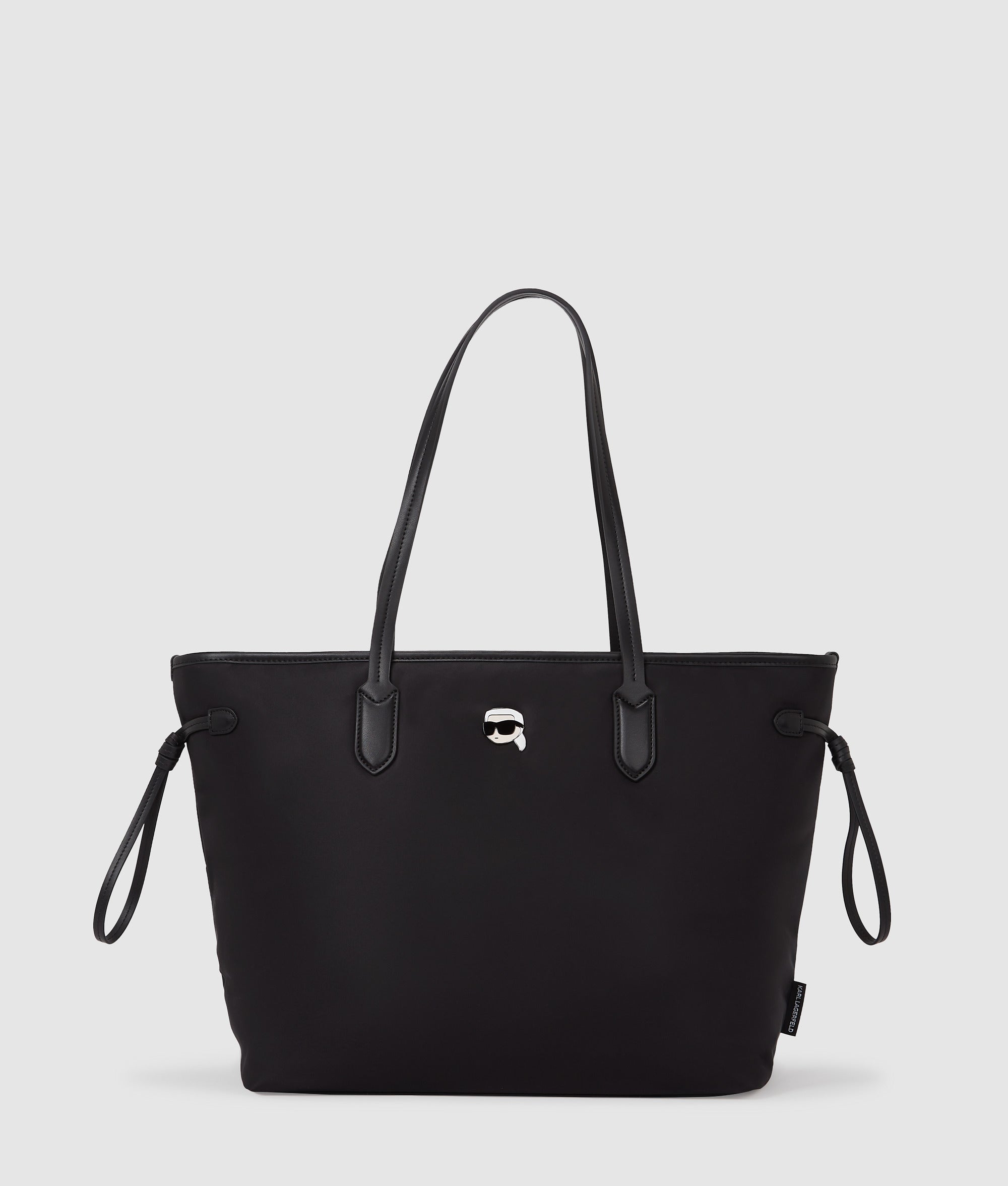 KarlLagerfeld Ikon Nylon Tote Bag Black