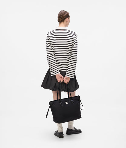 KarlLagerfeld Ikon Nylon Tote Bag Black
