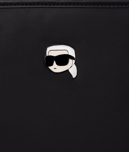 KarlLagerfeld Ikon Nylon Tote Bag Black
