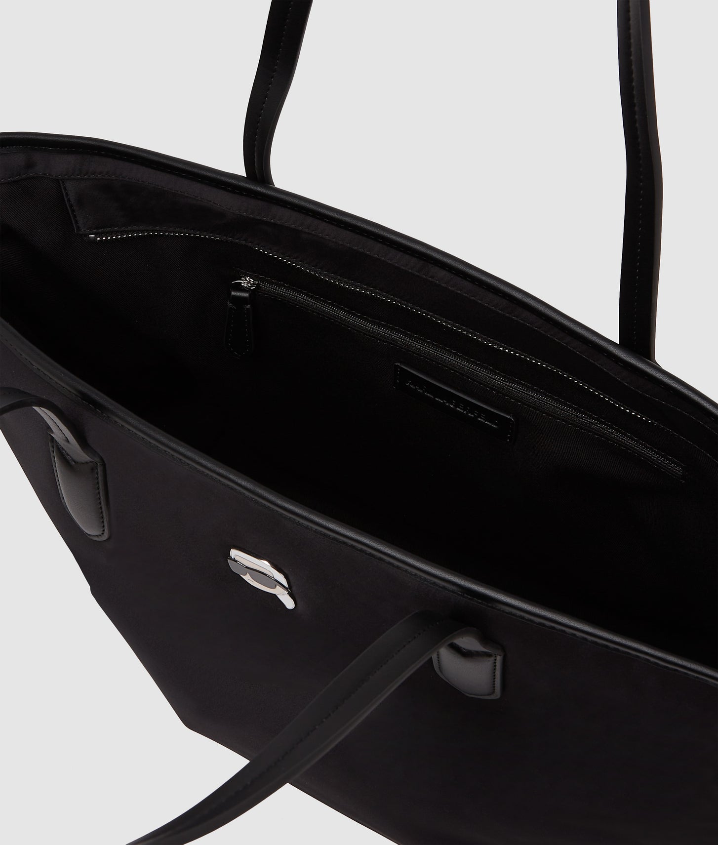 KarlLagerfeld Ikon Nylon Tote Bag Black