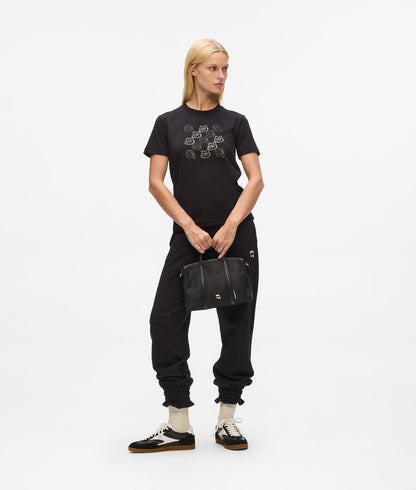 KarlLagerfeld Ikon Nylon Small Tote Bag Black