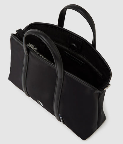 KarlLagerfeld Ikon Nylon Small Tote Bag Black