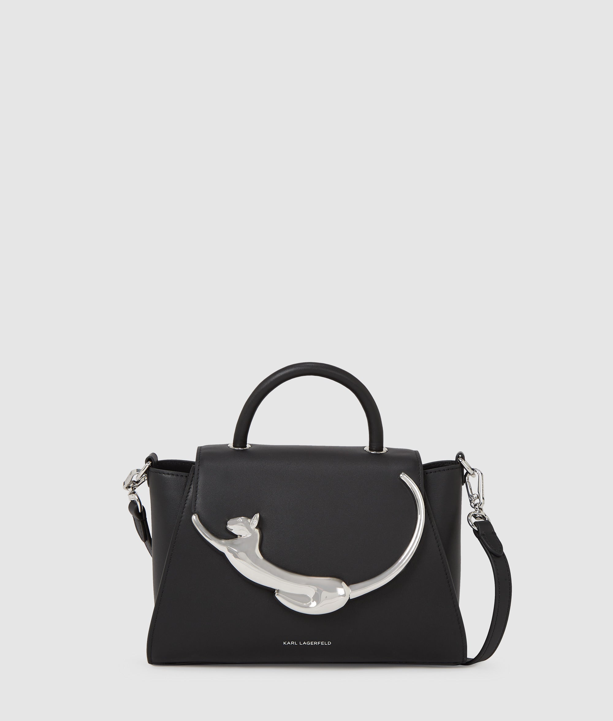 KarlLagerfeld Choupette Top Handle Bag Black