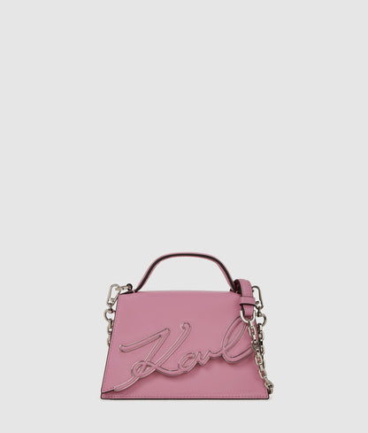KarlLagerfeld Ksignature Small Crossbody Bag Cyclamen