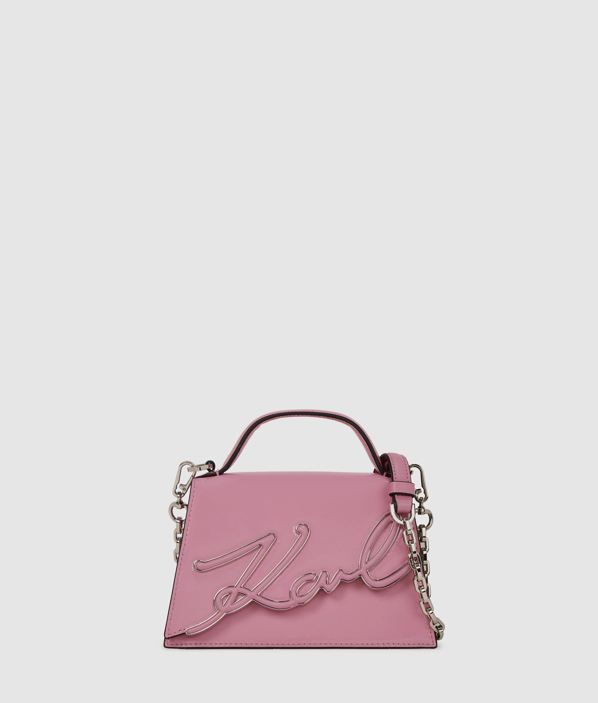 KarlLagerfeld Ksignature Small Crossbody Bag Cyclamen