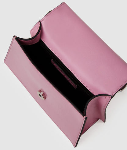 KarlLagerfeld Ksignature Small Crossbody Bag Cyclamen