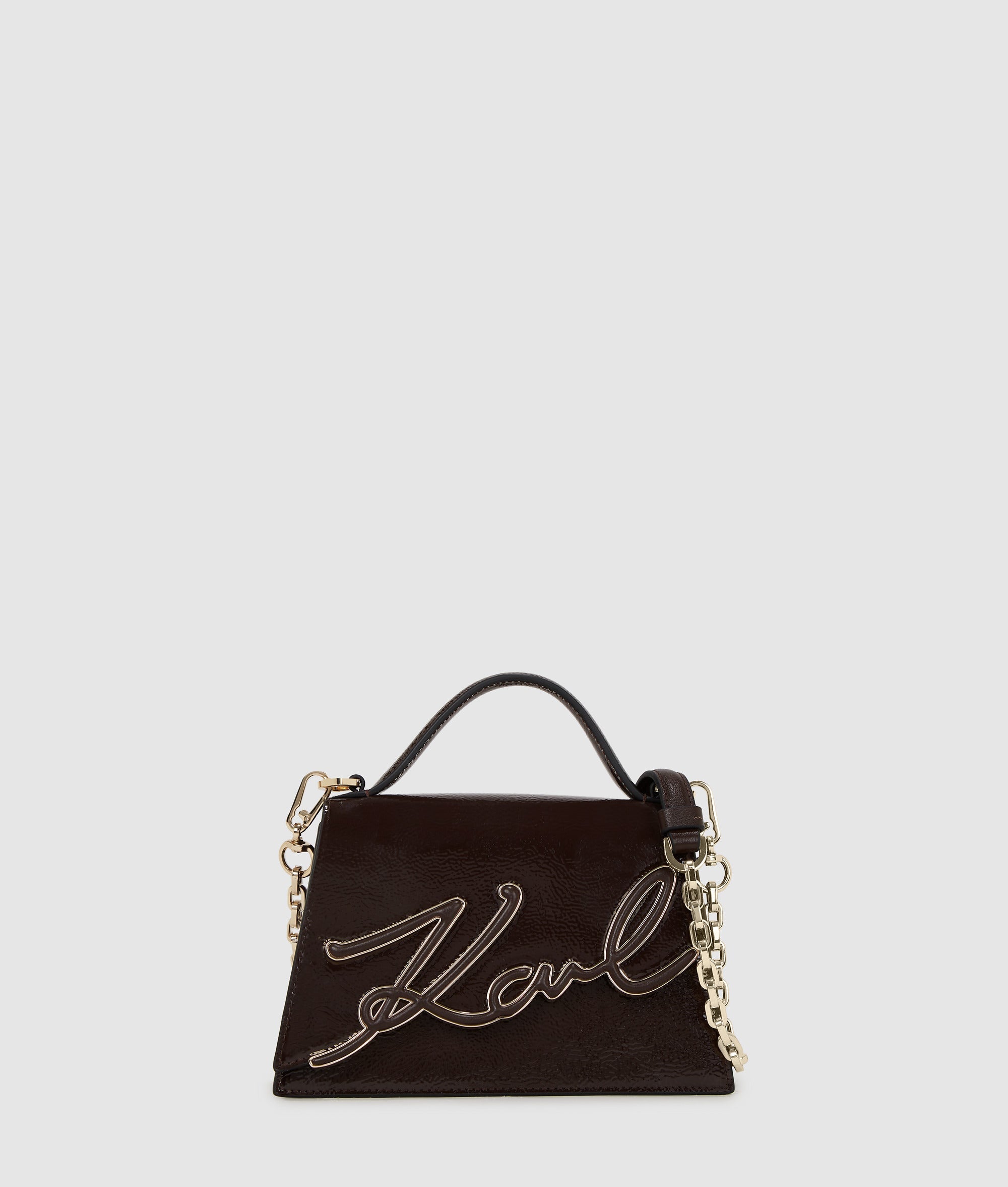 KarlLagerfeld Ksignature Small Crossbody Bag Tobacco