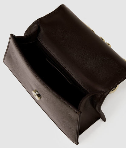 KarlLagerfeld Ksignature Small Crossbody Bag Tobacco