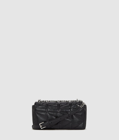 KarlLagerfeld Kkuilt Small Crossbody Bag Black-Nickel