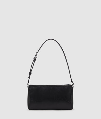 KarlLagerfeld Kkuilt Small Shoulder Bag Black-Nickel