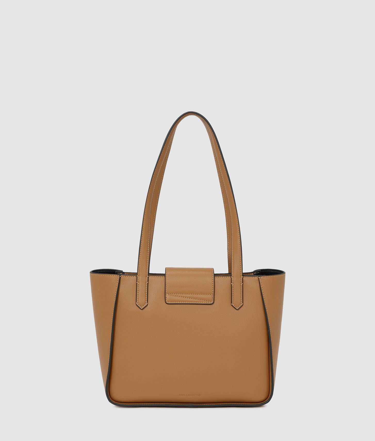 KarlLagerfeld Ksignature Small Tote Bag Caramel
