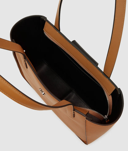 KarlLagerfeld Ksignature Small Tote Bag Caramel