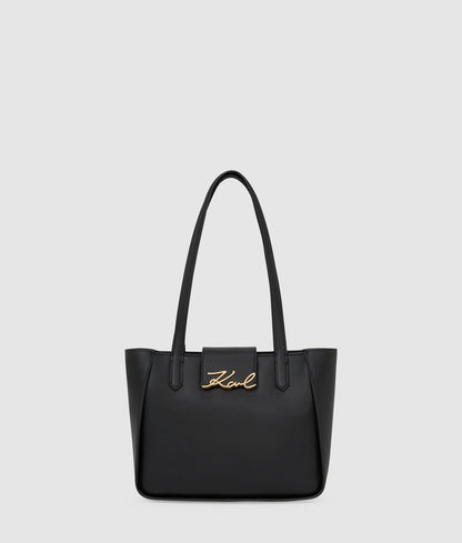 KarlLagerfeld Ksignature Small Tote Bag Black/Gold