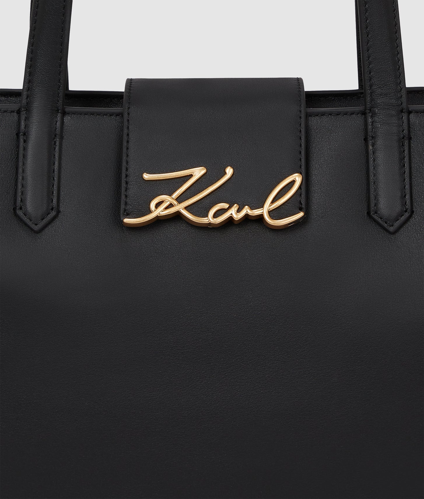 KarlLagerfeld Ksignature Small Tote Bag Black/Gold