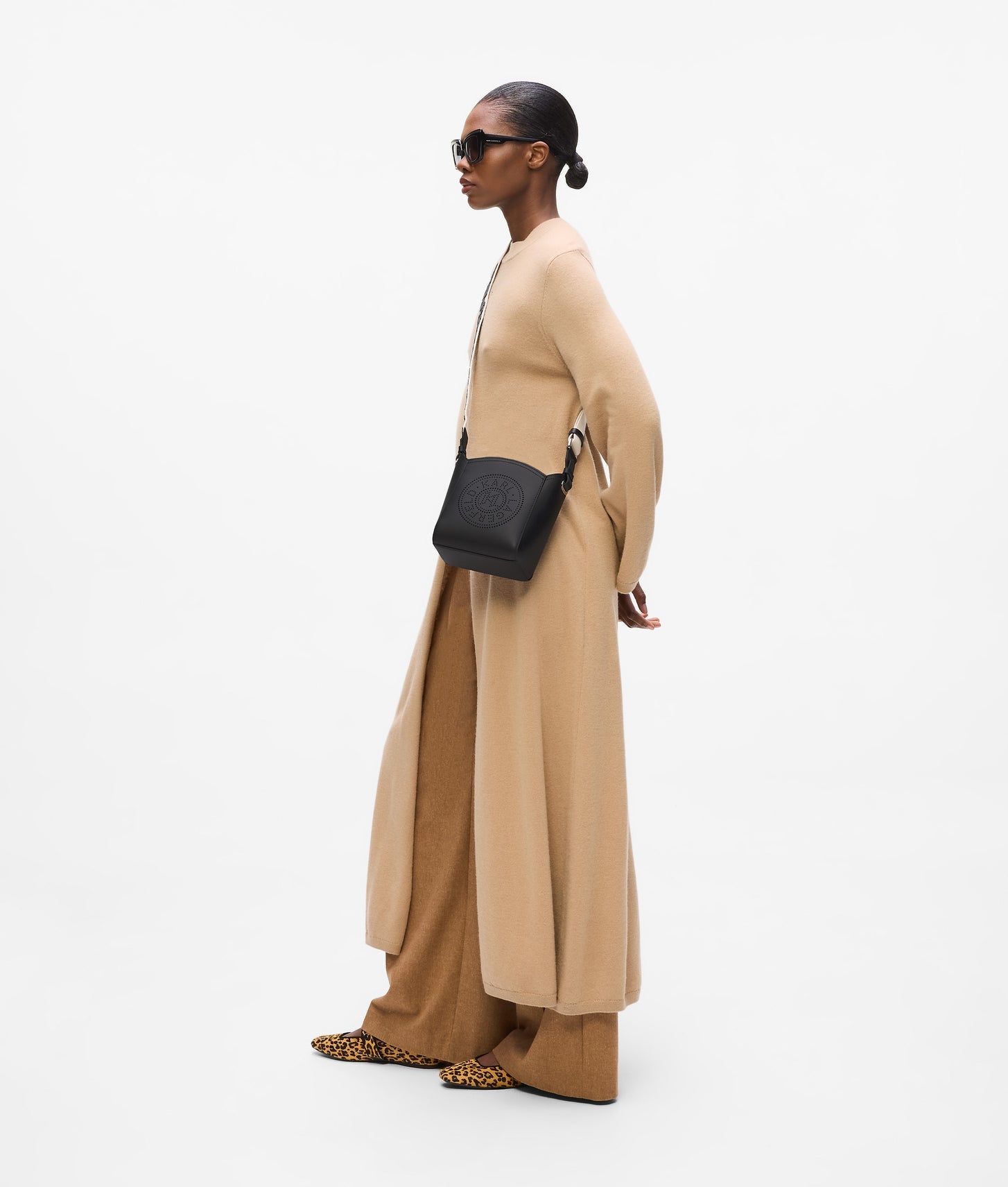 KarlLagerfeld Kcircle Small Bucket Bag Black