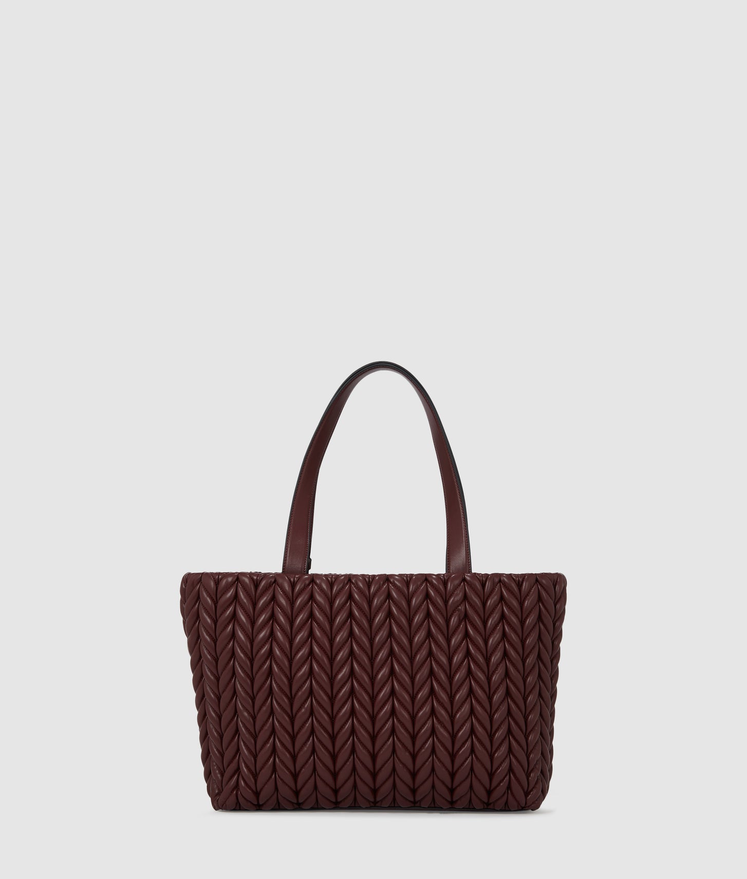 KarlLagerfeld Kweave Medium Tote Bag Windsor Wine