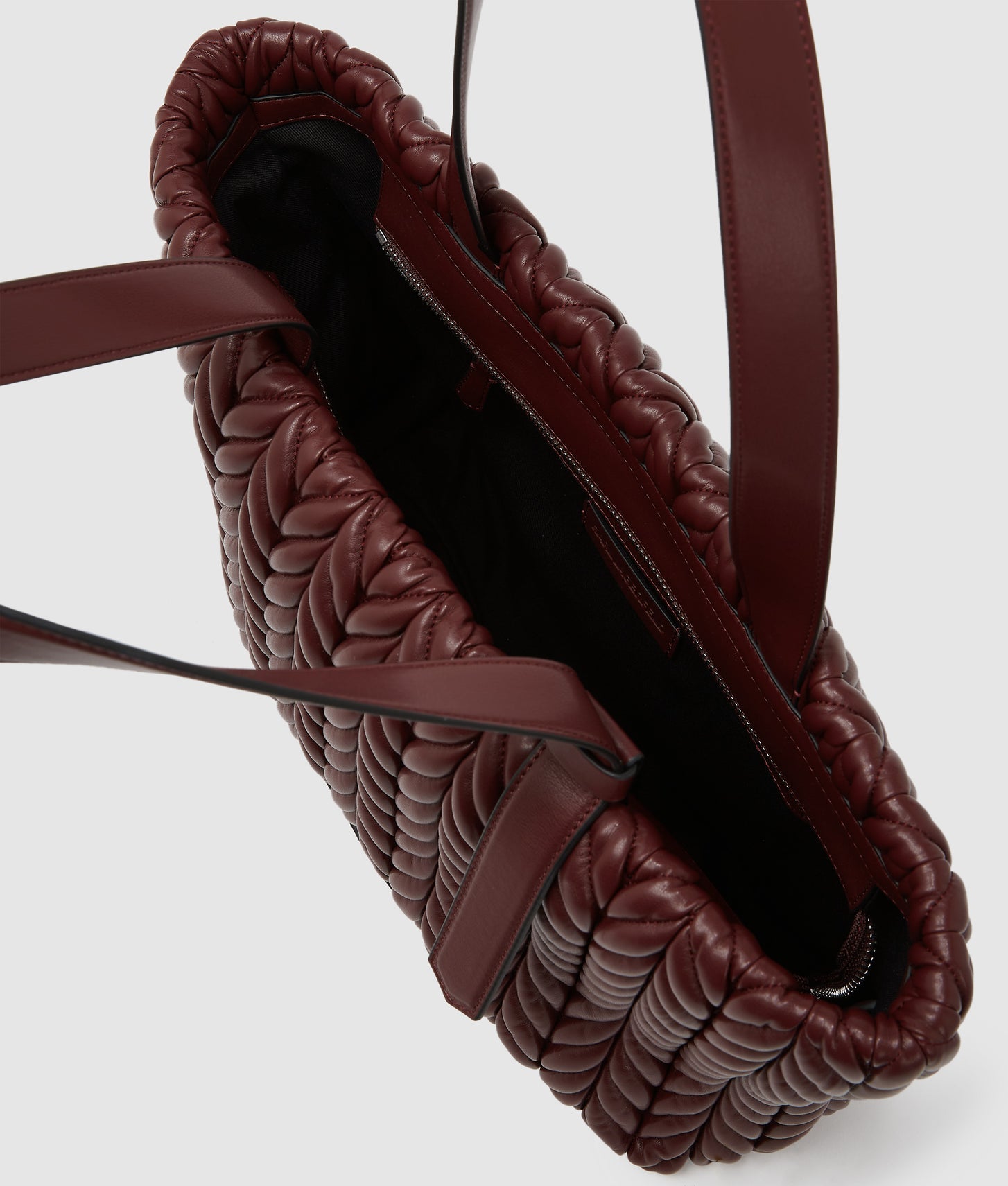 KarlLagerfeld Kweave Medium Tote Bag Windsor Wine