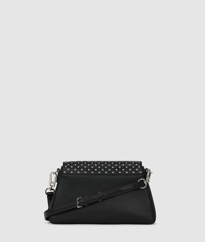 KarlLagerfeld Ikon K Studded Crossbody Bag Black Embellishment