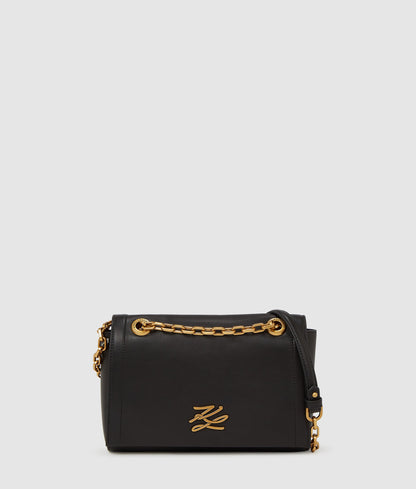 KarlLagerfeld Kautograph Shoulder Bag Black/Gold