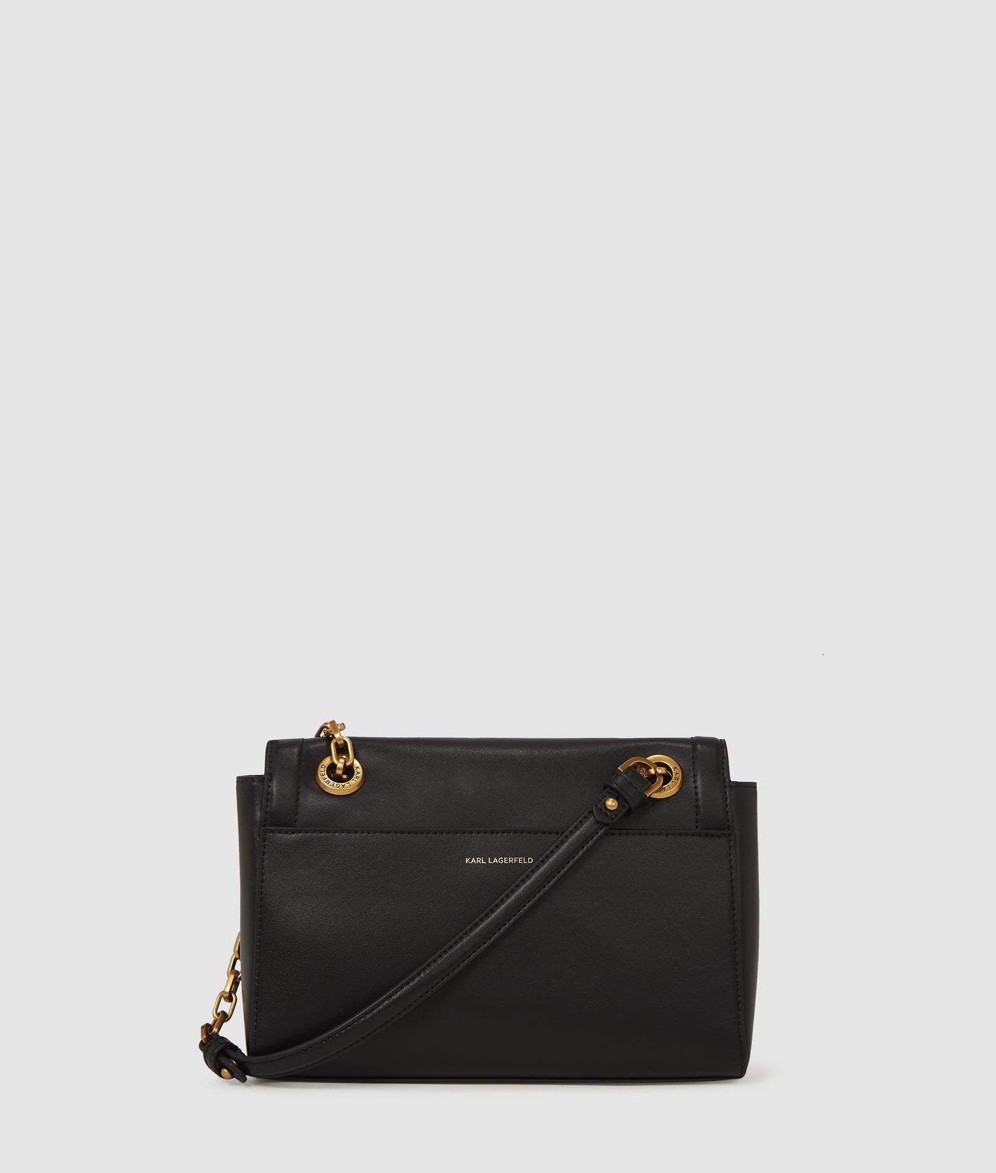 KarlLagerfeld Kautograph Shoulder Bag Black/Gold