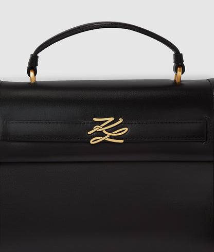 KarlLagerfeld Kautograph Top Handle Bag Black/Gold