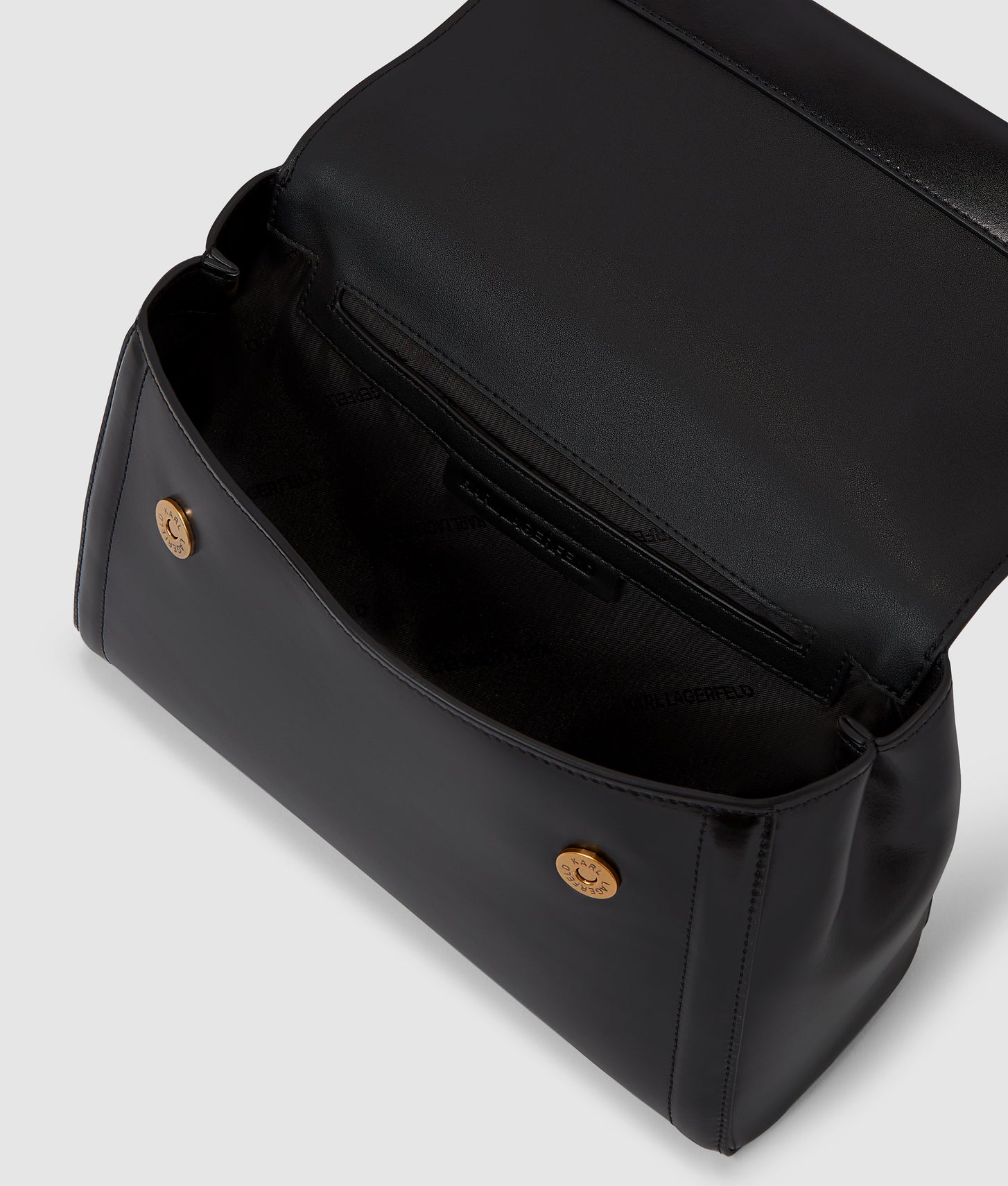KarlLagerfeld Kautograph Top Handle Bag Black/Gold