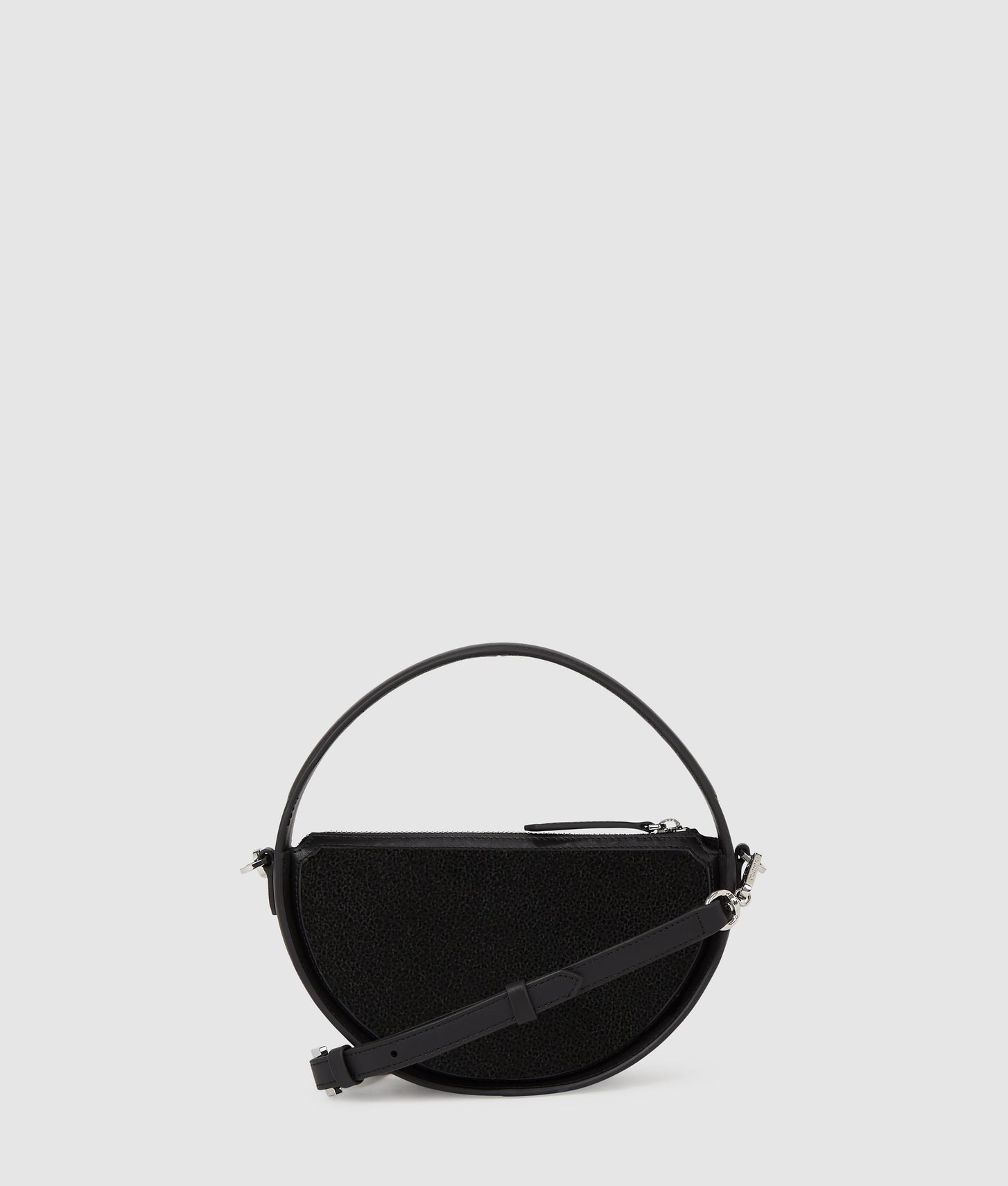 KarlLagerfeld Ksignature Sequin Round Crossbody Bag Herringbone Sequins