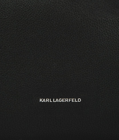 KarlLagerfeld Krocky Marais Hobo Bag Black-Nickel